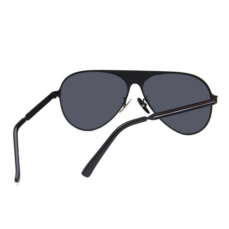 Lunettes De Soleil Mate En Métal Anti-uv Wild Hd Pour Hommes