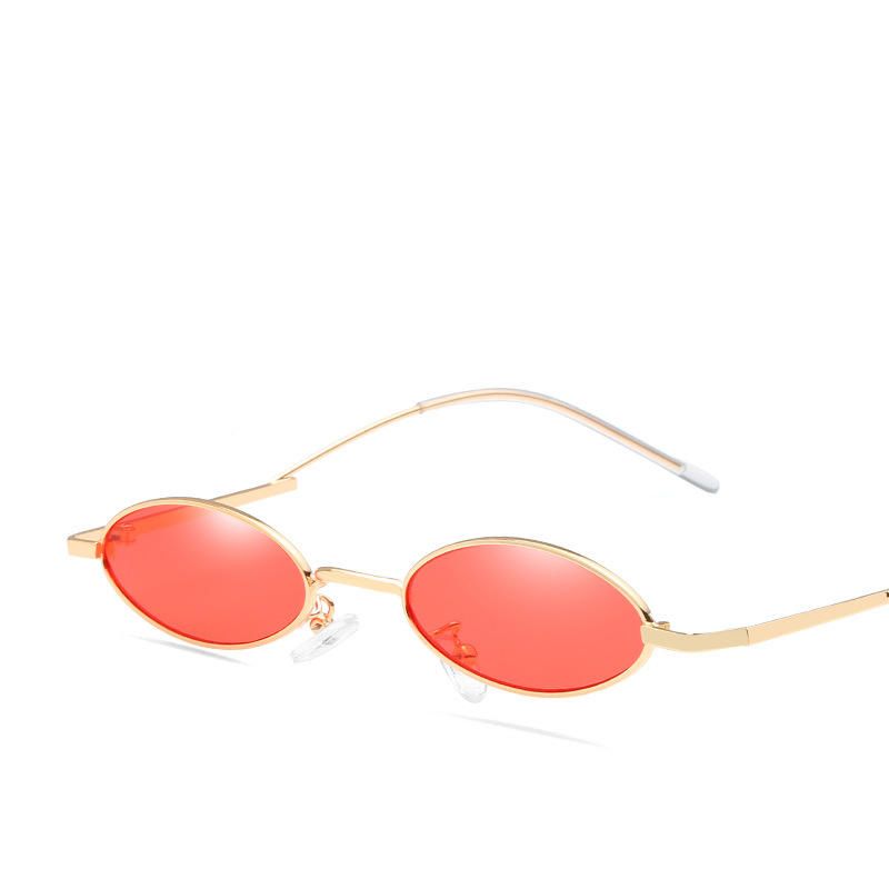 Lunettes De Soleil Ovales Vintage