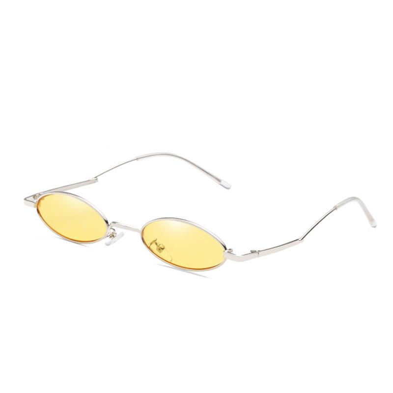 Lunettes De Soleil Ovales Vintage