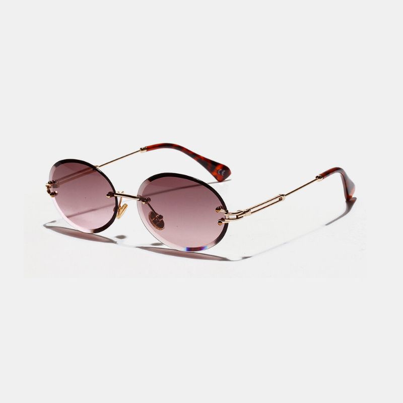 Lunettes De Soleil Ovales Vintage Pour Femme