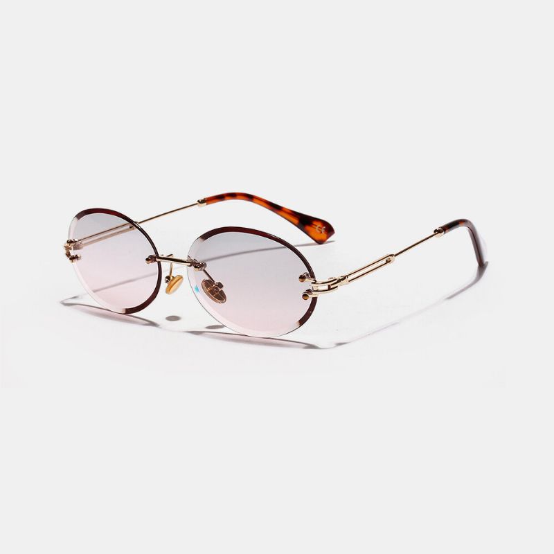 Lunettes De Soleil Ovales Vintage Pour Femme