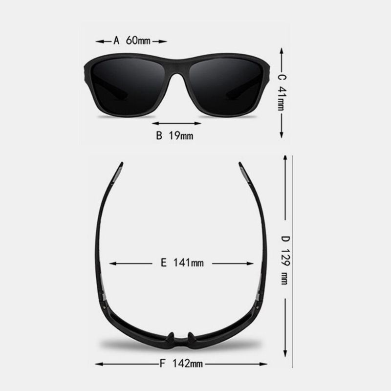 Lunettes De Soleil Polarisées Anti-uv Pour Hommes