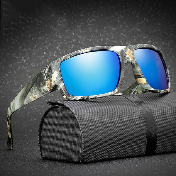 Lunettes De Soleil Polarisées Camouflage Uv400 Sport Pour Hommes