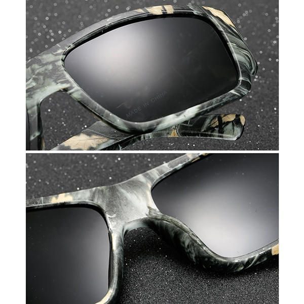 Lunettes De Soleil Polarisées Camouflage Uv400 Sport Pour Hommes