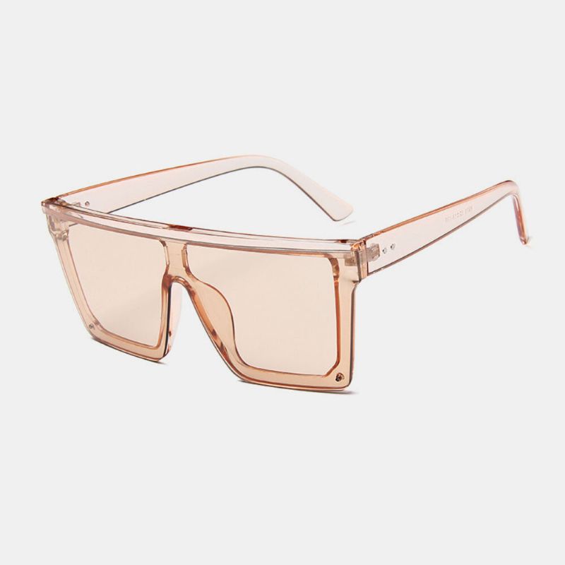 Lunettes De Soleil De Protection Contre Les Uv D'été À Monture Grande Taille Pour Femmes