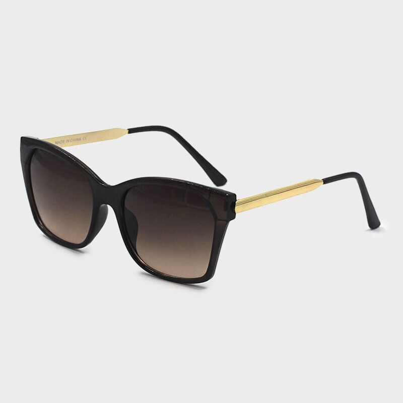 Lunettes De Soleil De Protection Uv En Plein Air De Forme Carrée Pour Femmes