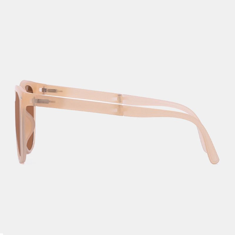 Lunettes De Soleil De Protection Uv Polarisées Unisexes Avec Verres Teintés Plein Cadre Lunettes De Soleil De Mode Portables Ultra-légères Entièrement Pliables