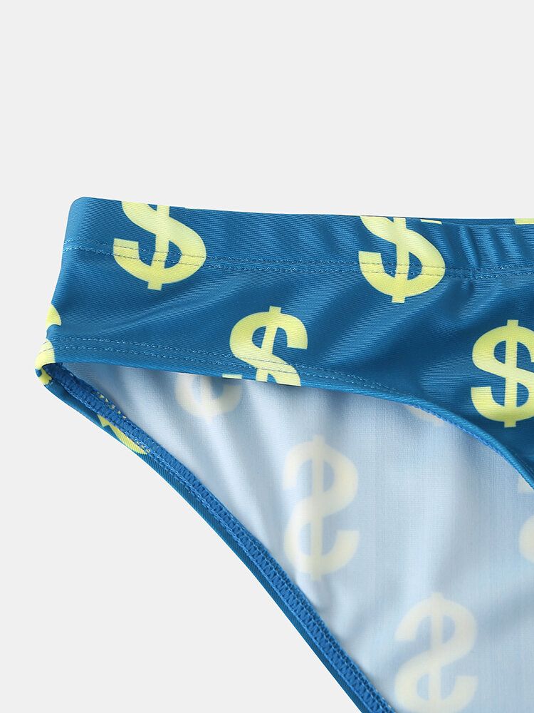 Maillot De Bain Imprimé Motif Dollar Pour Homme