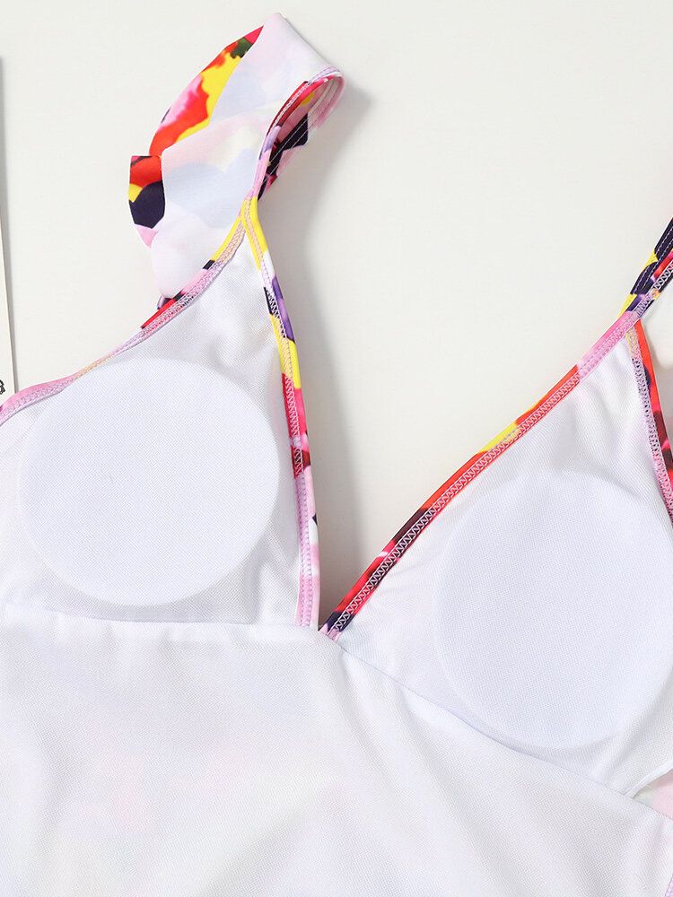 Maillot De Bain Une Pièce Respirant À Imprimé Floral Pour Femmes