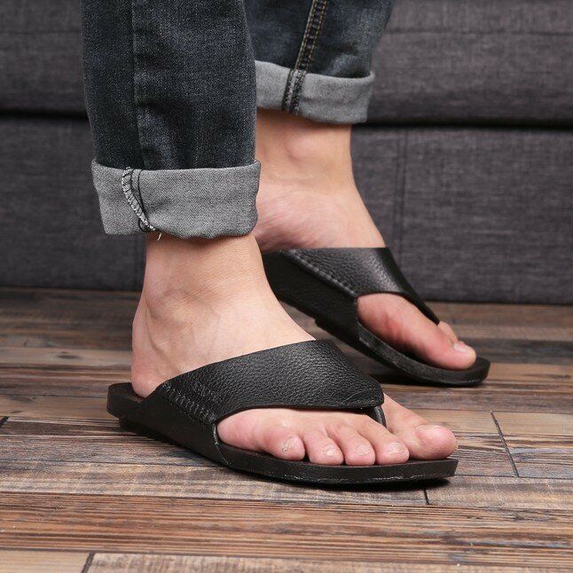 Men Casual Home Indoor Slip On Slippers