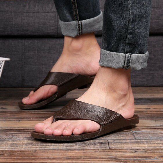 Men Casual Home Indoor Slip On Slippers