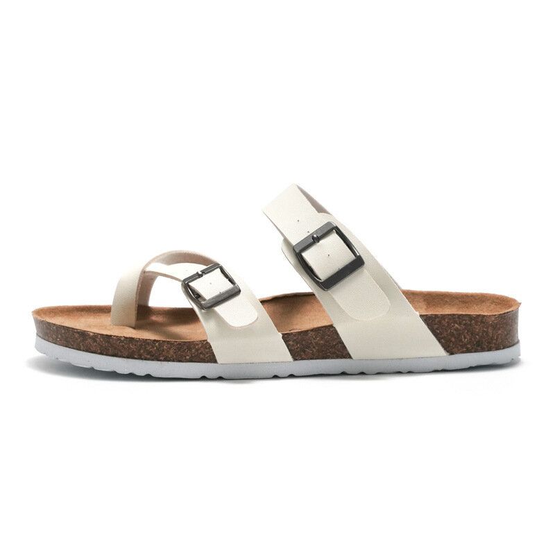 Men Clip Toe Buckle Slip On Casual Beach Daily Pantoufles