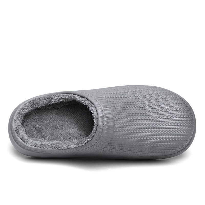 Men Comfy Wide Fit Riund Toe Backless Easy Slip-on Home Pantoufles