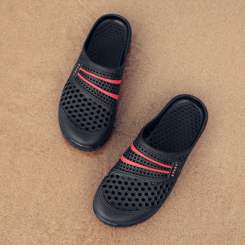 Men Hollow Out Outdoor Pantoufles Rainy Days Beach Shoes