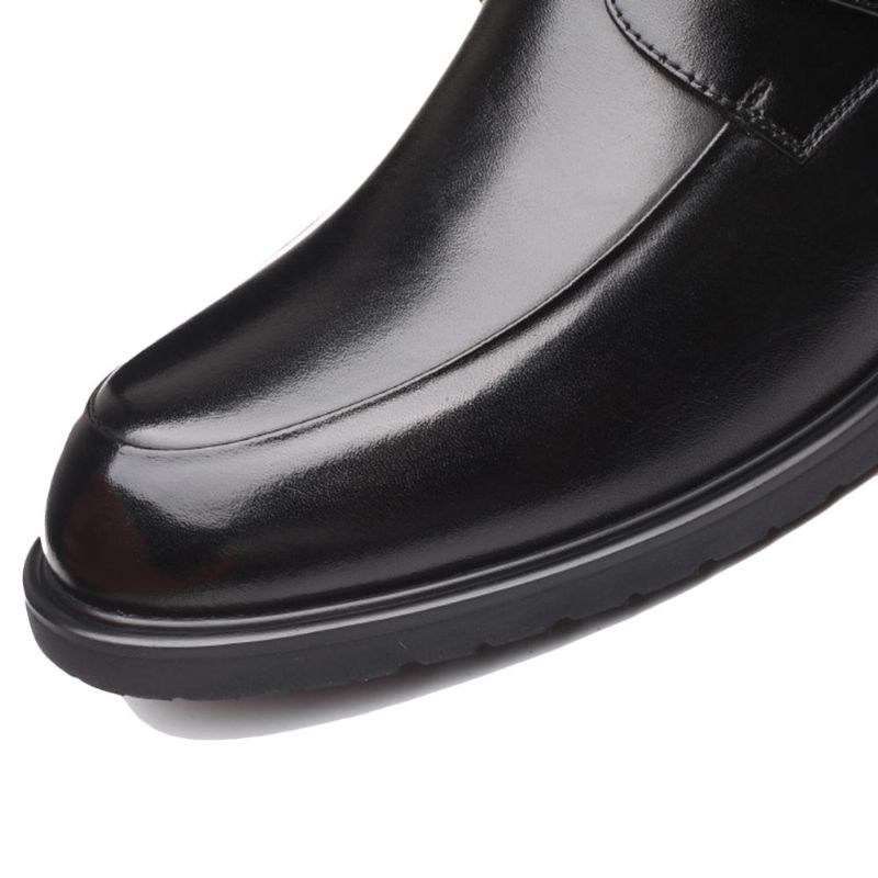 Men Hook Loop Vachette Soft Sole Casual Business Oxfords