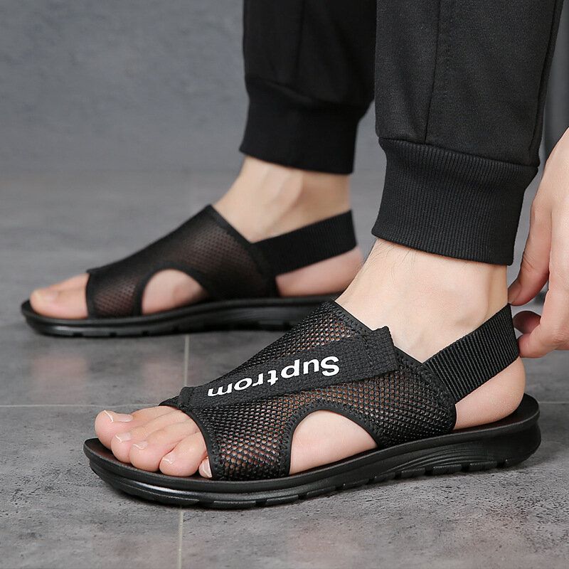 Men Two Ways Casual Beach Slip On Hollow Outdoor Sandals