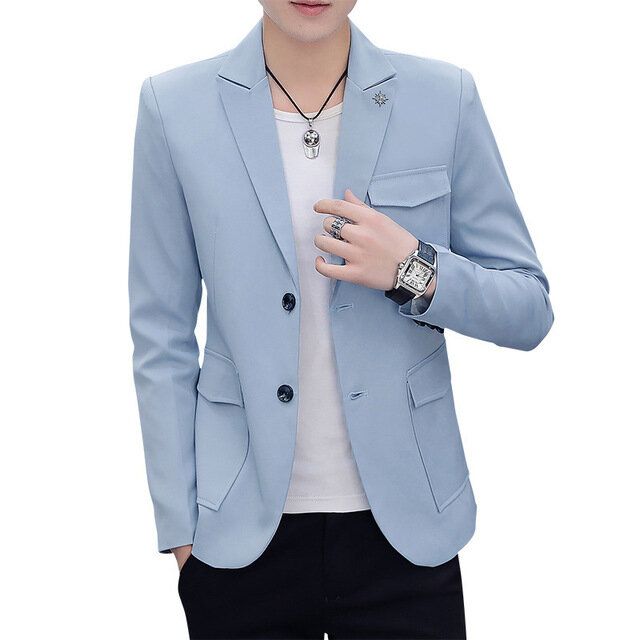 Mens Design Print Vestes Casual Slim Fit Costume Blazers