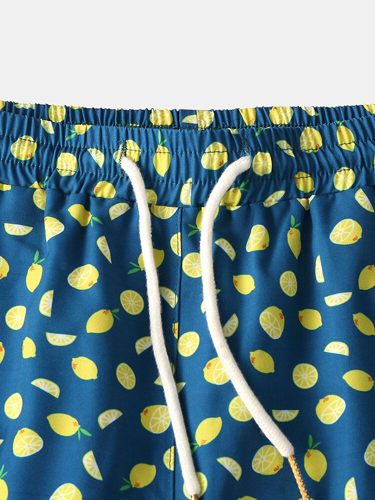 Mens Holiday Dot Funny Shorts De Plage À Séchage Rapide