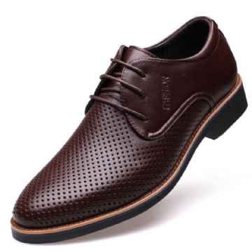 Microfibre Respirant Hollow Out Business Casual Oxfords