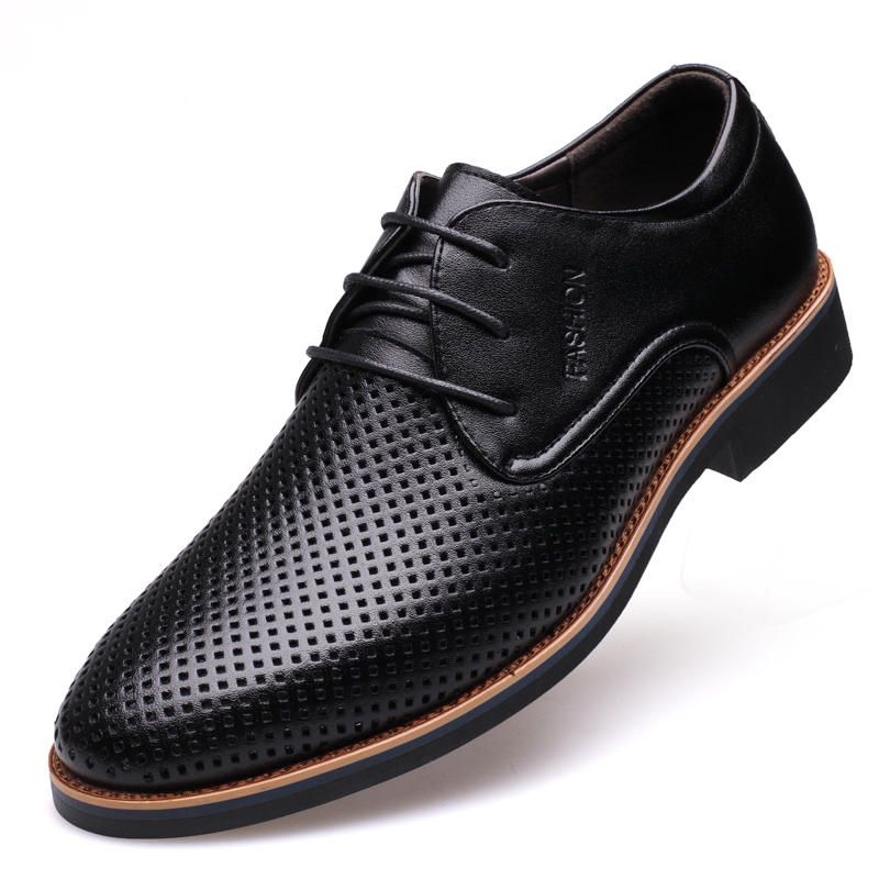 Microfibre Respirant Hollow Out Business Casual Oxfords