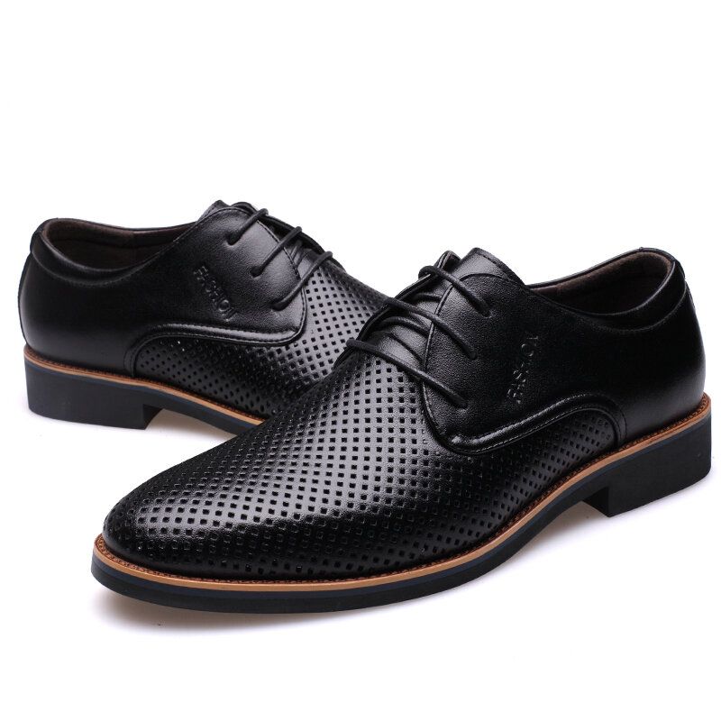 Microfibre Respirant Hollow Out Business Casual Oxfords