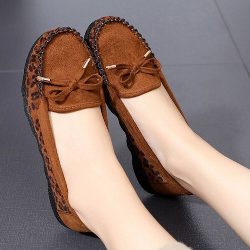 Mocassins Décontractés Antidérapants Confortables En Daim Pour Femmes