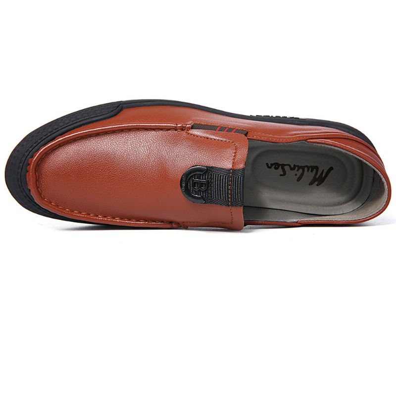 Mocassins De Marche Décontractés Pour Hommes De Couleur Pure