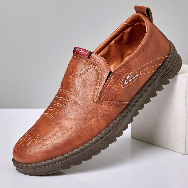 Mocassins Plats Décontractés À Enfiler Confortables Et Confortables À La Mode Pour Hommes