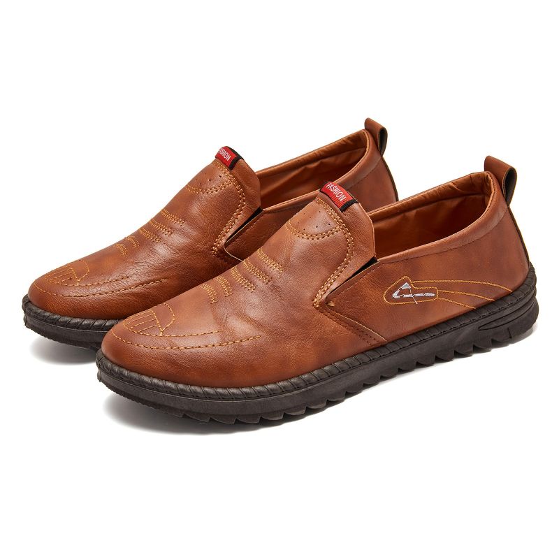 Mocassins Plats Décontractés À Enfiler Confortables Et Confortables À La Mode Pour Hommes