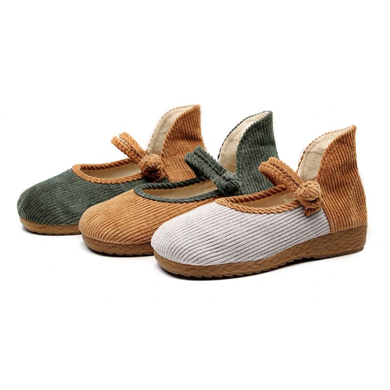 Mocassins Plats Mary Jane Confortables Et Doux À Bords Larges Pour Femmes