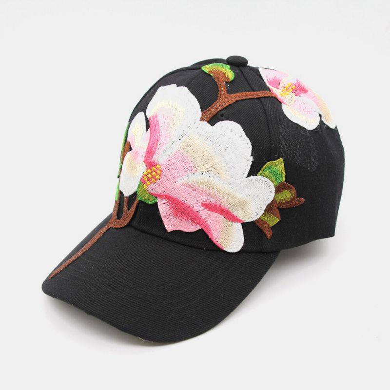 Mode Embroidary Baseball Cap Casual Sun Hat Cunscreen Cap For Women