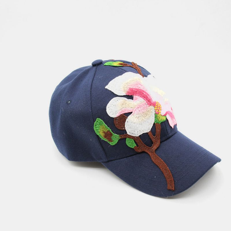 Mode Embroidary Baseball Cap Casual Sun Hat Cunscreen Cap For Women