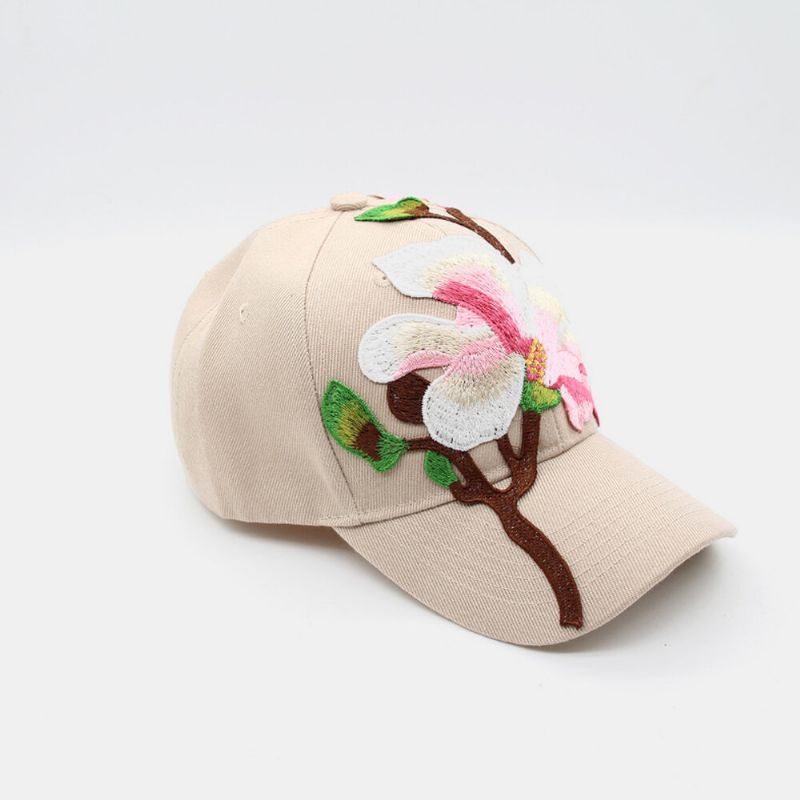 Mode Embroidary Baseball Cap Casual Sun Hat Cunscreen Cap For Women