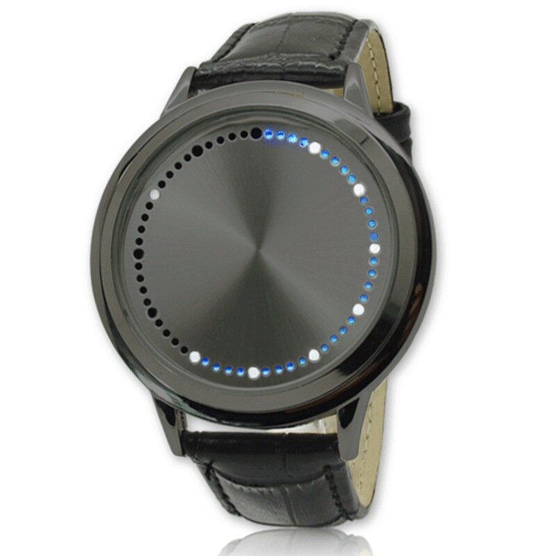 Mode Sport Led Écran Tactile Montre Ceinture Couple Montre Pour Hommes Femmes