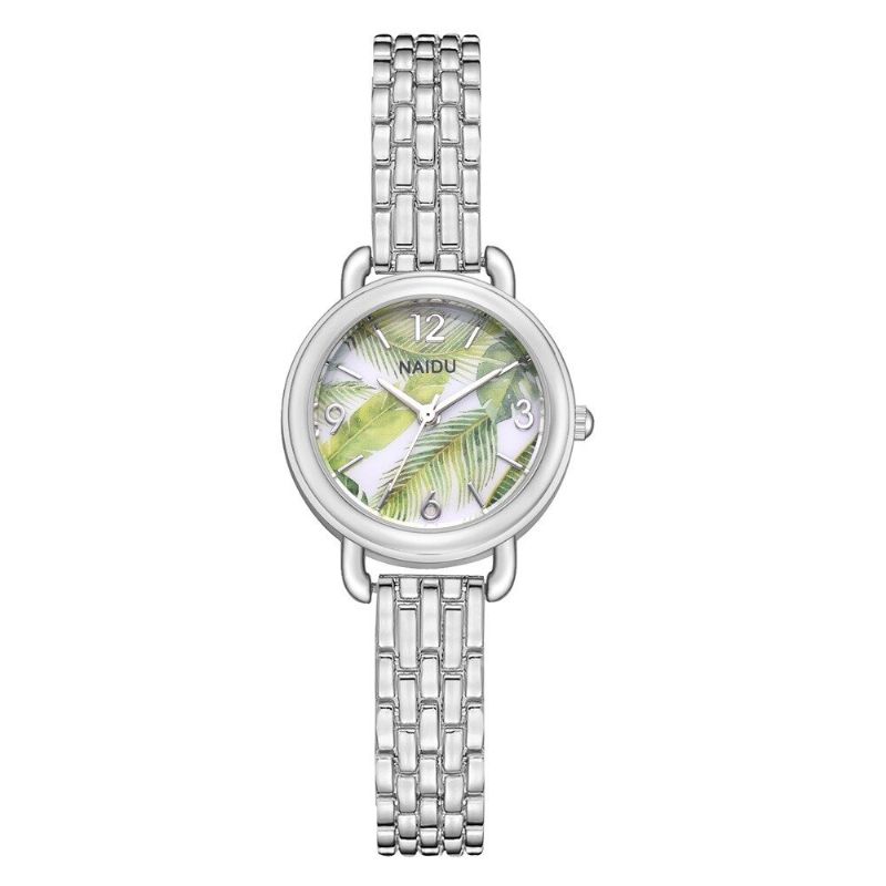 Montre-bracelet Décorative Pour Dames De Style Décontracté Montre À Quartz Avec Bande En Acier