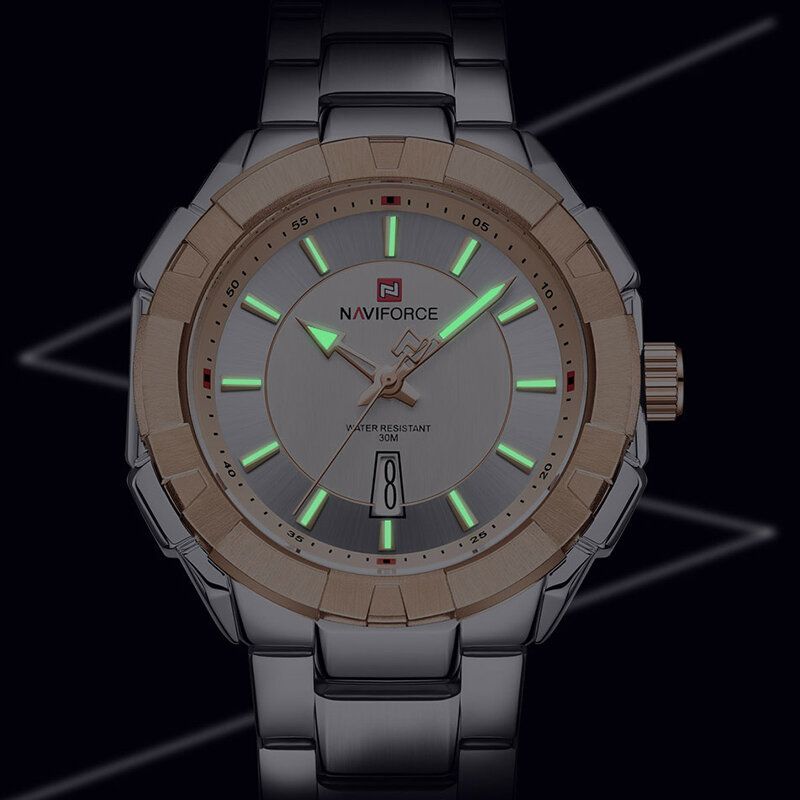 Montre-bracelet Étanche À La Mode Pour Hommes Montre À Quartz De Style Professionnel En Acier