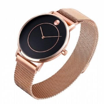 Montre-bracelet À La Mode Pour Hommes Ultra Minces Montre À Quartz Étanche De Style Professionnel