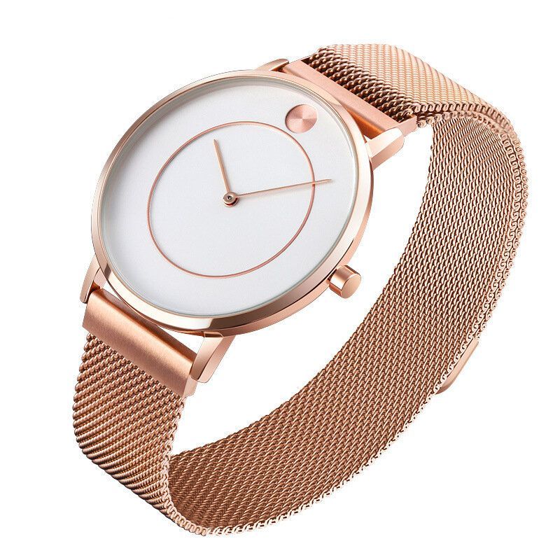 Montre-bracelet À La Mode Pour Hommes Ultra Minces Montre À Quartz Étanche De Style Professionnel