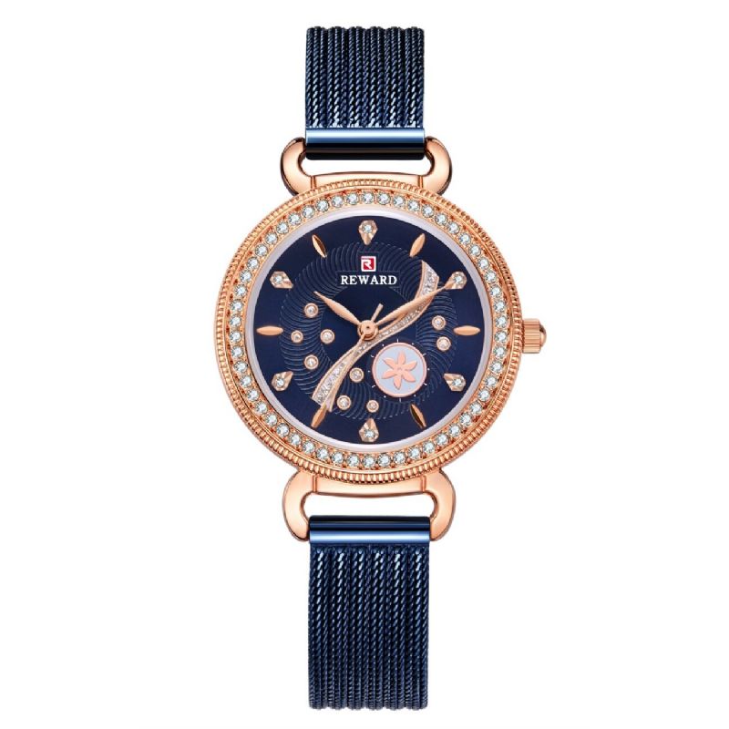 Montre Femme Décontractée Étanche Lumière Luxe Bracelet En Acier Inoxydable Montre À Quartz