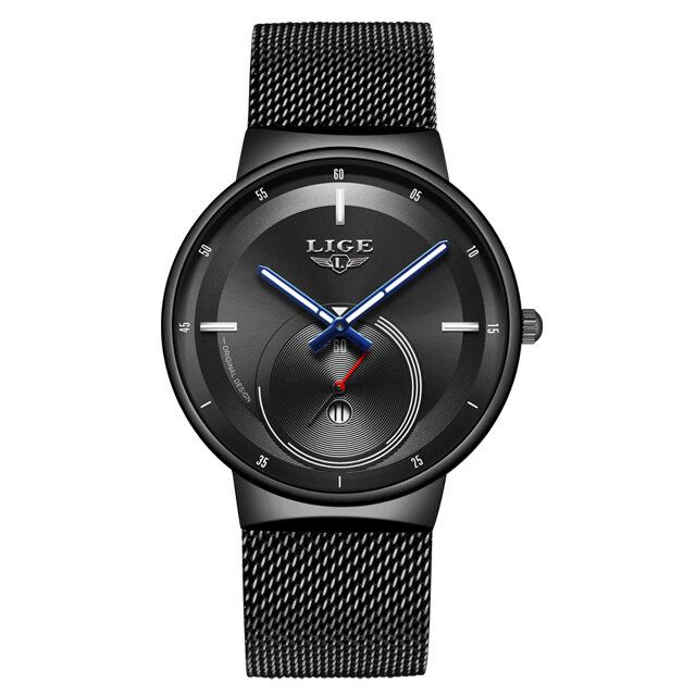 Montre À Quartz Avec Bracelet En Acier Pour Homme