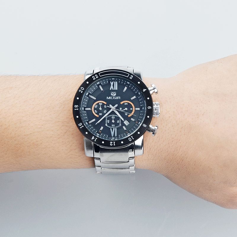 Montre À Quartz Étanche À La Mode Pour Hommes