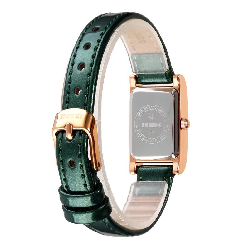 Montre À Quartz Femme Étanche À L'eau 3atm Avec Chiffres Romains Élégants À La Mode Rétro