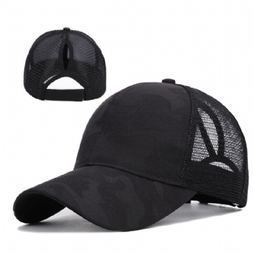 Nouveauté Dames Été Mode Sport Queue De Cheval Casquette De Baseball Femmes Désordre Chignon Chapeau De Baseball