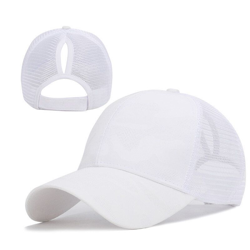 Nouveauté Dames Été Mode Sport Queue De Cheval Casquette De Baseball Femmes Désordre Chignon Chapeau De Baseball