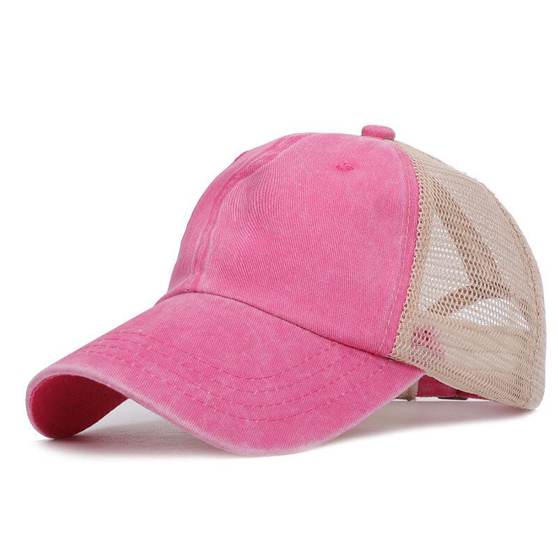 Nouvelle Casquette De Baseball De Sport De Mode D'été Femmes Messy Chignon Chapeau De Baseball