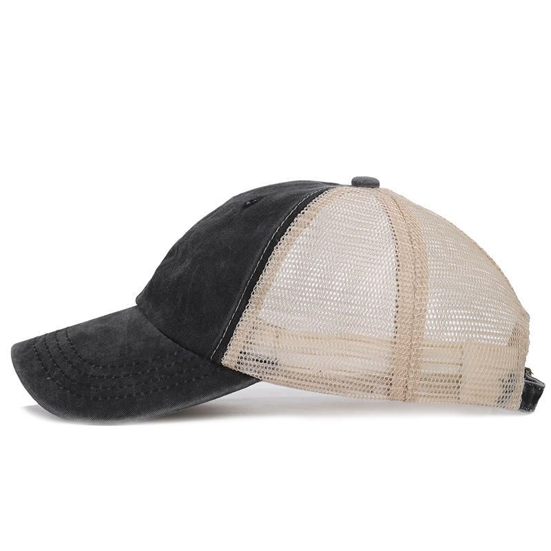 Nouvelle Casquette De Baseball De Sport De Mode D'été Femmes Messy Chignon Chapeau De Baseball