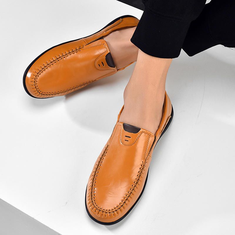 Oxfords Décontractés Confortables En Microfibre Pour Hommes