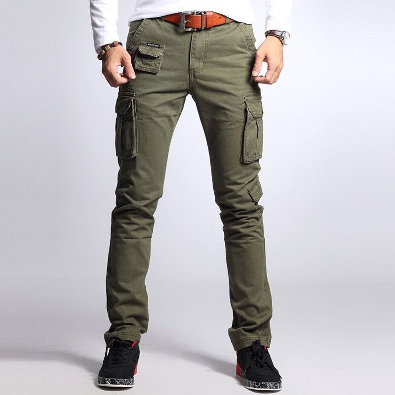 Pantalon Cargo Multi-poches Pour Homme