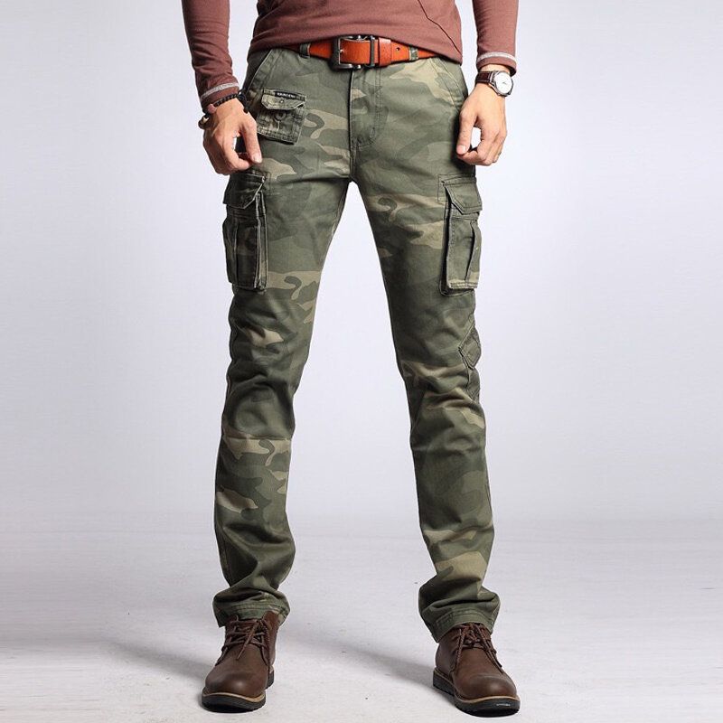 Pantalon Cargo Multi-poches Pour Homme