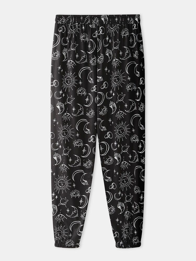 Pantalon De Jogging Décontracté À Taille Élastique Pour Homme Avec Poche